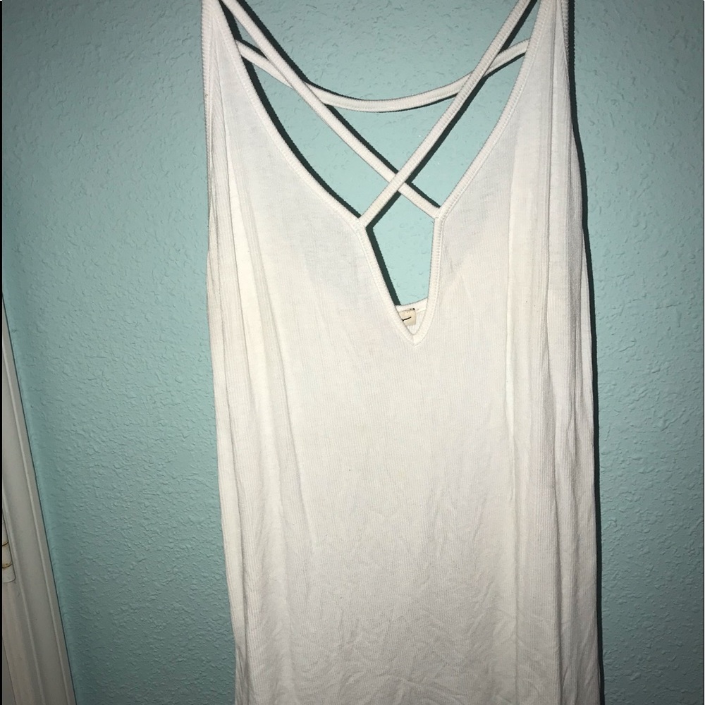 White tank top